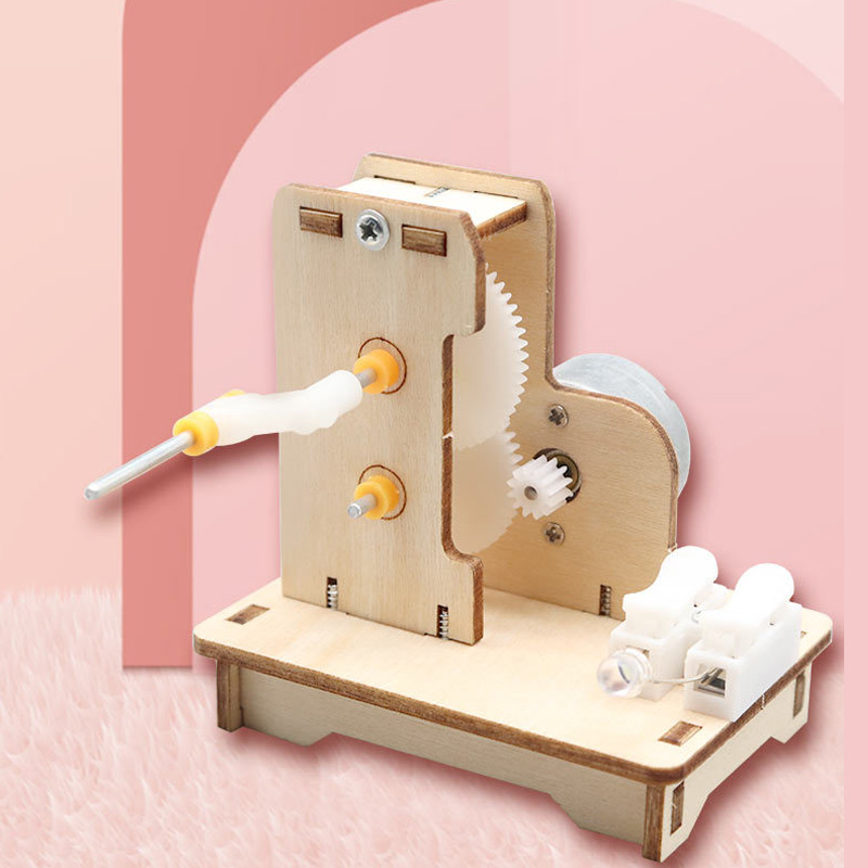 Science Max - Generator tangan Mini DIY, Kit percobaan
