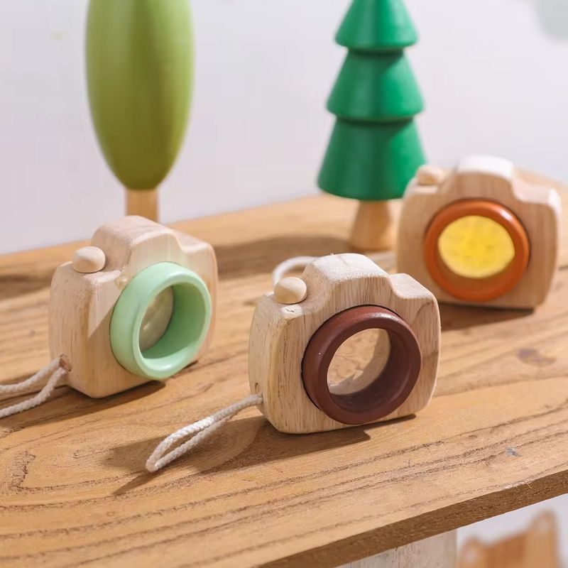 Science Kit - Kaca Pembesar Kayu Bentuk Kamera Mini