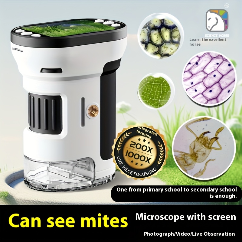 Science Max - Kit Mikroskop Biologi Anak 1000x Pembesar