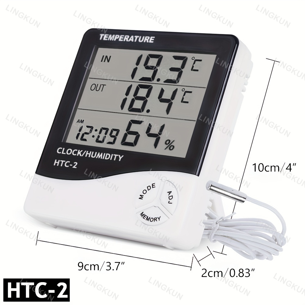 Termometer higrometer Digital, - Weather Station Indoor ulasan dan harga
