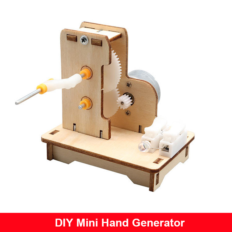 Generator tangan Mini DIY, Kit - Science Max ulasan dan harga