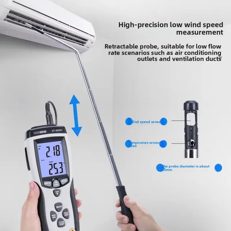 Anemometer Termopil Tipe Terma - Anemometer Wind Speed ulasan dan harga