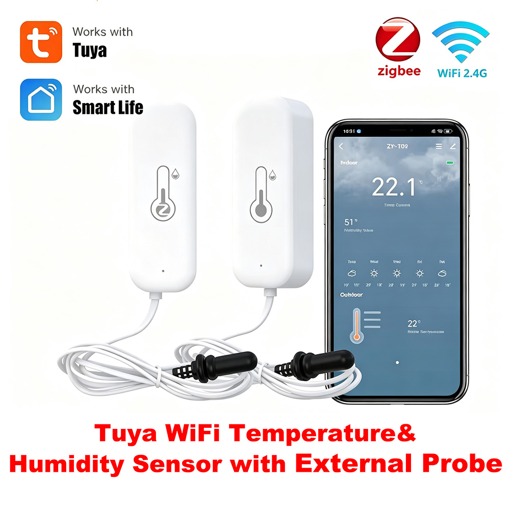 Sensor Suhu dan Kelembapan Tuy - Weather Station Indoor ulasan dan harga