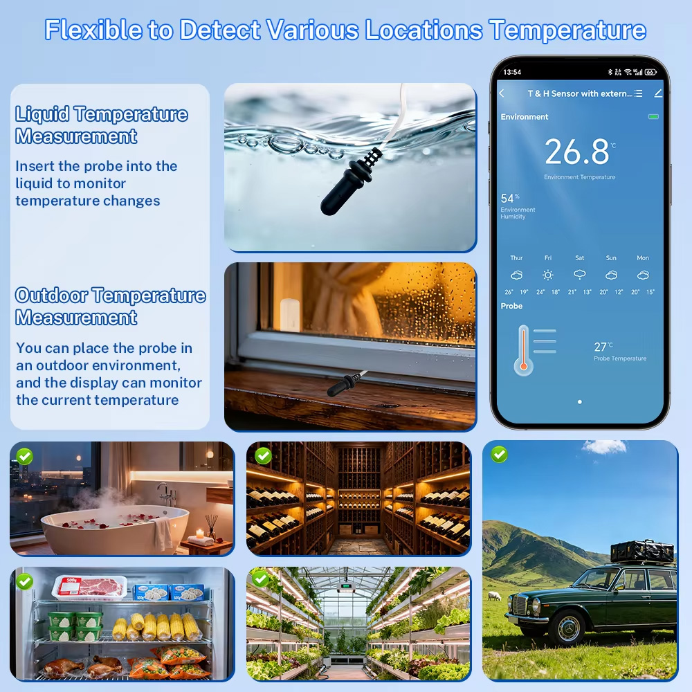 Sensor Suhu dan Kelembapan Tuy - Weather Station Indoor ulasan dan harga