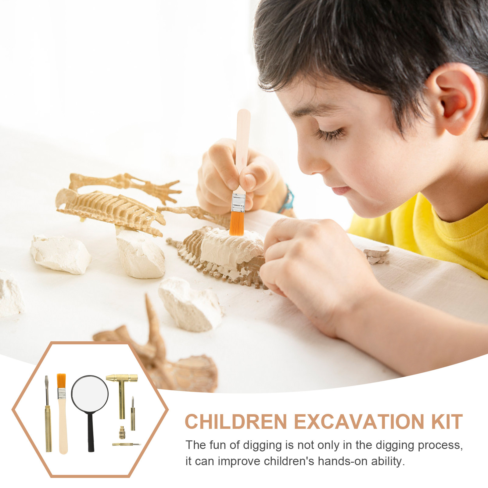 1Set Alat Penggalian Anak Set  - Science Kit ulasan dan harga